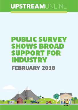 Public survey shows broad support for industry - February 2018
