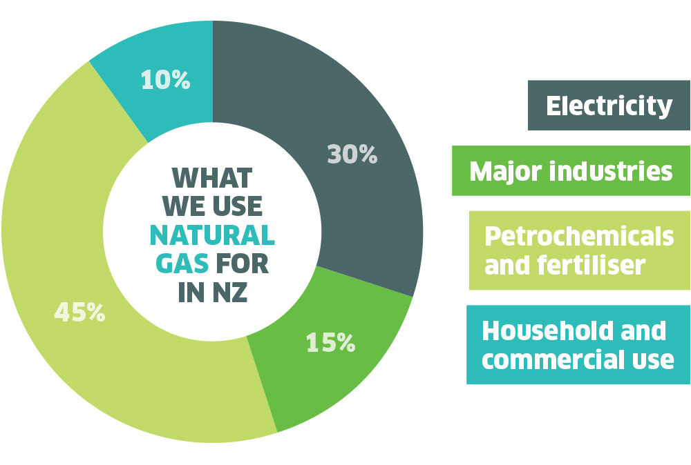 what we use natural gas for in nz