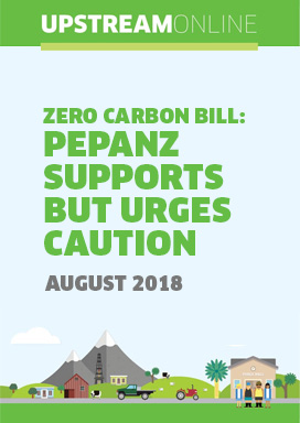 Zero Carbon Bill: PEPANZ supports but urges caution  - August 2018