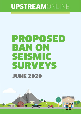 Proposed ban on seismic surveys - June 2020