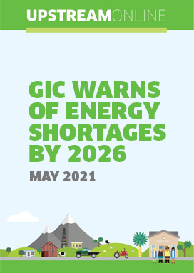 GIC warns of energy shortages by 2026 - May 2021