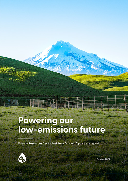 Progress Report Energy Resources Net Zero Accord October 2023